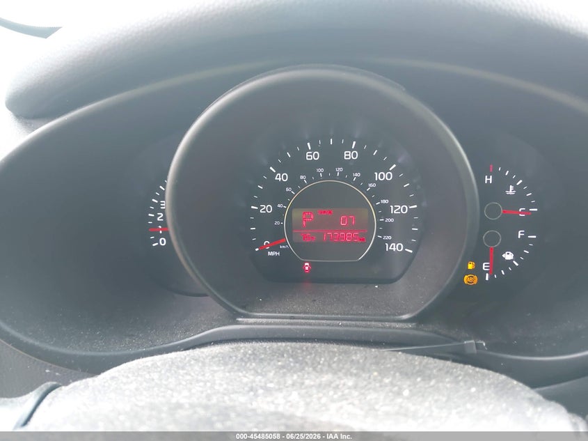 2016 Kia Soul VIN KNDJN2A21G7324772 IAAI salvage auction — NORMAL WEAR, Clear (Indiana), sold $350 on 2026-07-15 (photo 7)