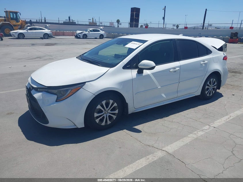 2022 Toyota Corolla VIN JTDEAMDE4N3006731 IAAI salvage auction — FRONT & REAR, Salvage (California), sold $8,250 on 2026-07-22 (photo 2)