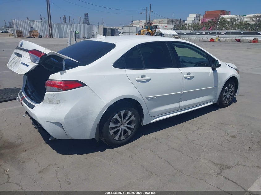 2022 Toyota Corolla VIN JTDEAMDE4N3006731 IAAI salvage auction — FRONT & REAR, Salvage (California), sold $8,250 on 2026-07-22 (photo 4)