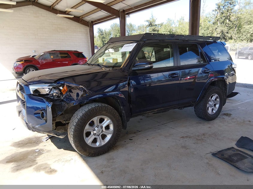 2018 Toyota 4runner VIN JTEBU5JR9J5492549 IAAI salvage auction — LEFT FRONT, Bill Of Sale (Washington), sold $10,800 on 2026-07-25 (photo 2)