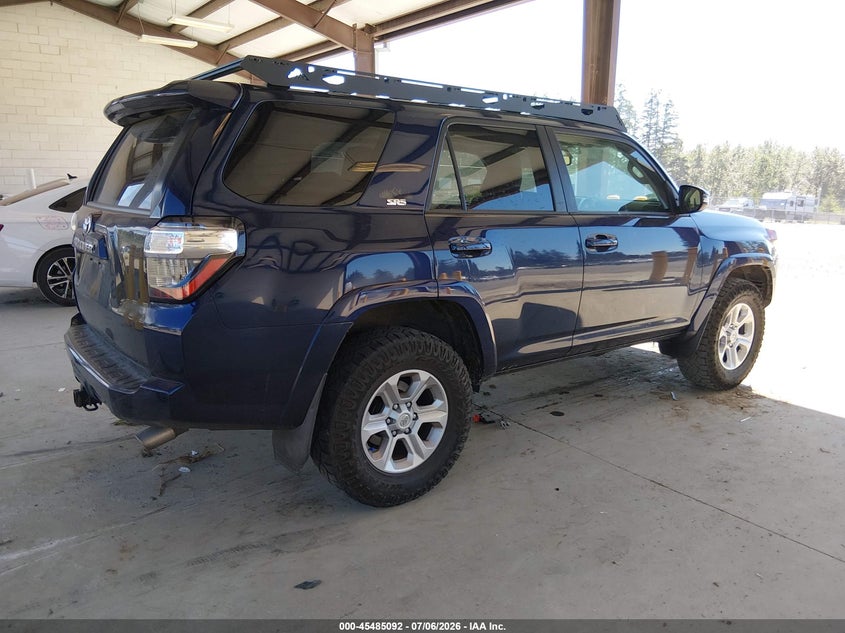 2018 Toyota 4runner VIN JTEBU5JR9J5492549 IAAI salvage auction — LEFT FRONT, Bill Of Sale (Washington), sold $10,800 on 2026-07-25 (photo 4)
