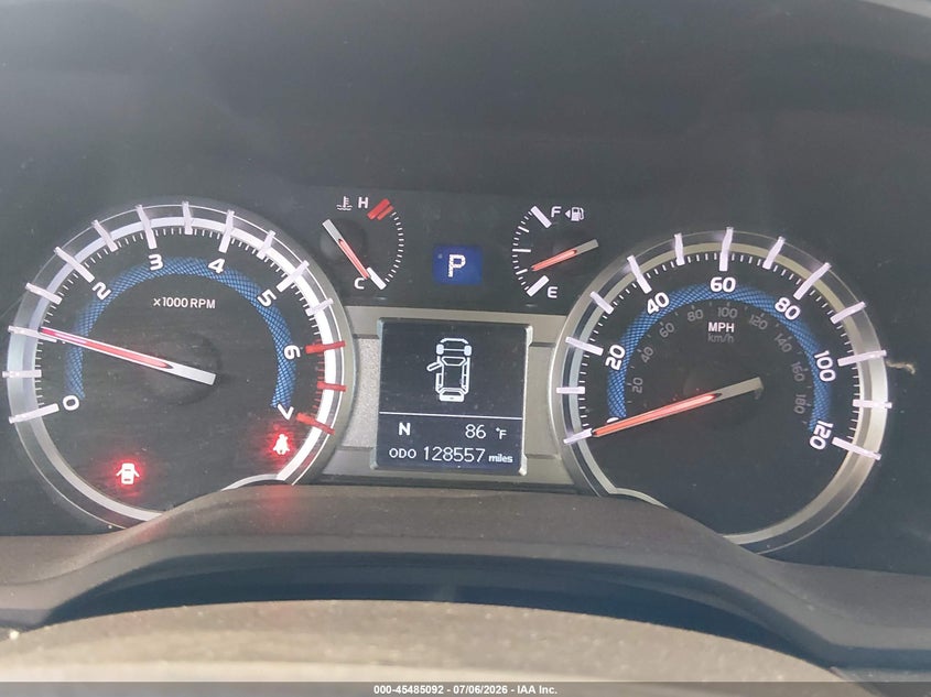 2018 Toyota 4runner VIN JTEBU5JR9J5492549 IAAI salvage auction — LEFT FRONT, Bill Of Sale (Washington), sold $10,800 on 2026-07-25 (photo 7)