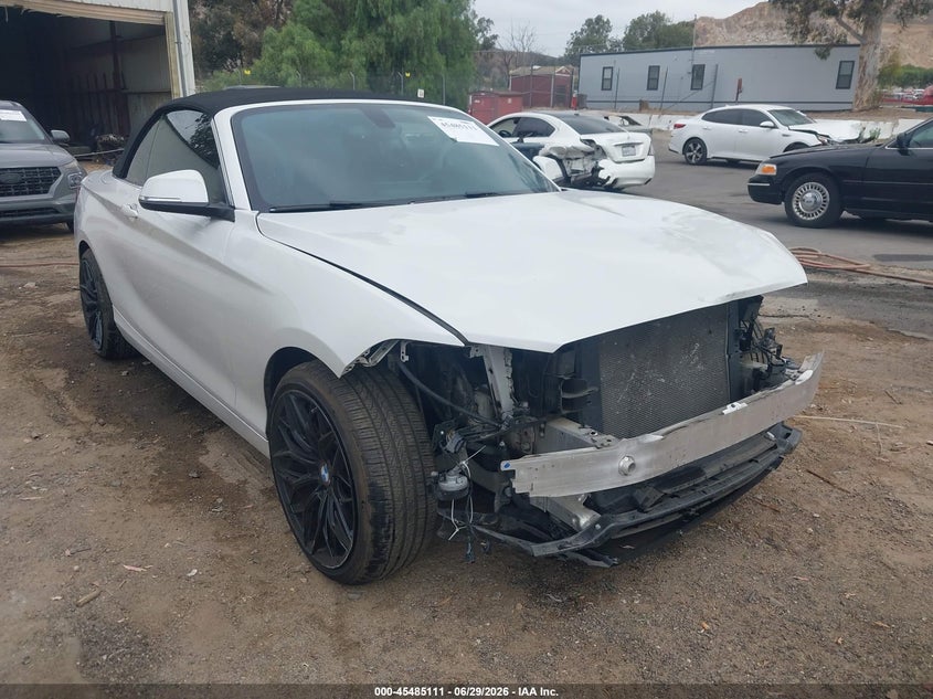 2017 BMW 2er VIN WBA2M9C3XHV717749 IAAI salvage auction — FRONT END, Salvage (California), sold $5,175 on 2026-08-10 (photo 1)