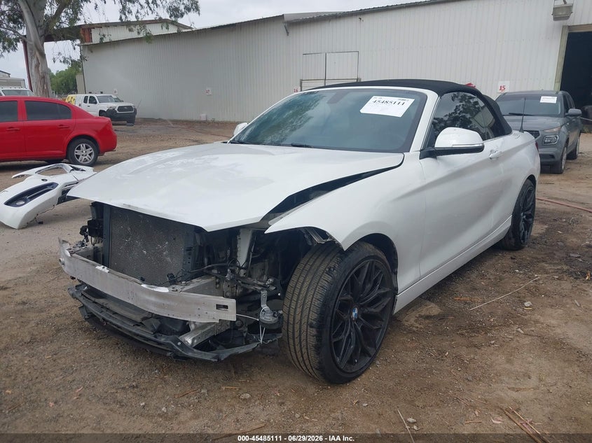 2017 BMW 2er VIN WBA2M9C3XHV717749 IAAI salvage auction — FRONT END, Salvage (California), sold $5,175 on 2026-08-10 (photo 2)