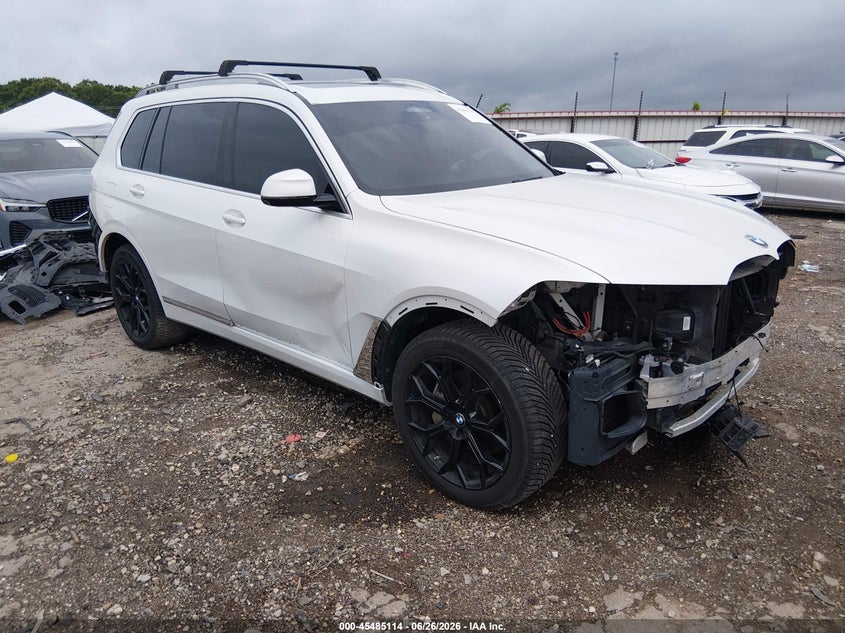 2019 BMW X7 VIN 5UXCX4C59KLS35603 IAAI salvage auction — FRONT END, Salvage (Arkansas), sold $13,800 on 2026-07-18 (photo 1)