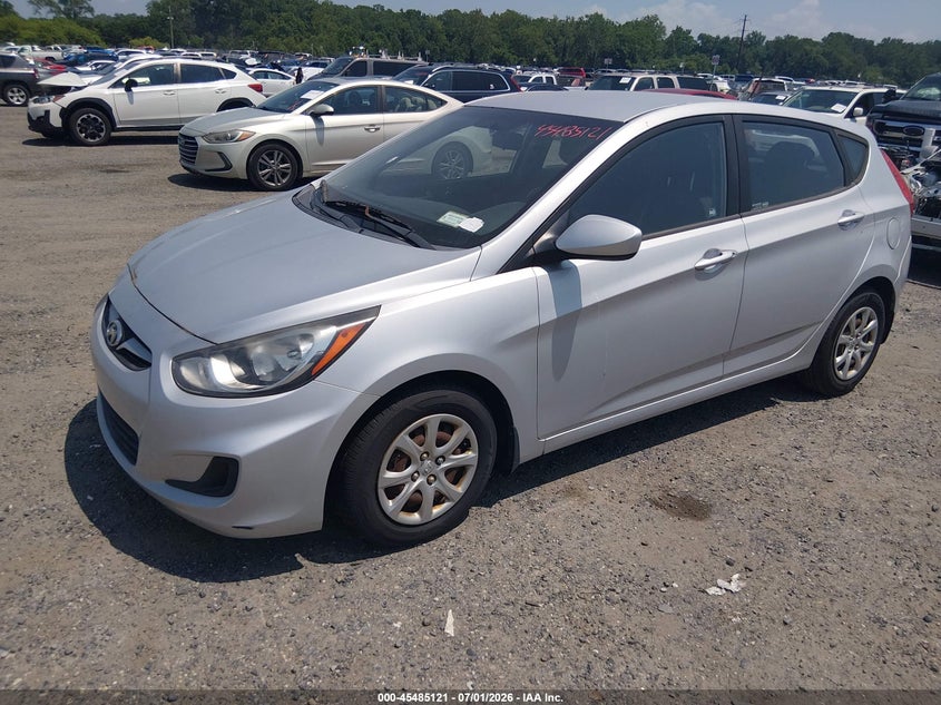2012 Hyundai Accent VIN KMHCT5AE1CU044075 IAAI salvage auction — NORMAL WEAR, Clear (Delaware), sold $750 on 2026-07-27 (photo 2)