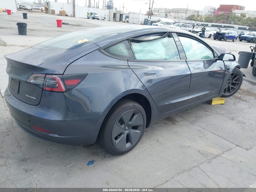 2021 Tesla Model 3 VIN 5YJ3E1EB9MF051020 IAAI salvage auction — ALL OVER, Wait Title, sold $1,300 on 2026-10-04 (photo 4)