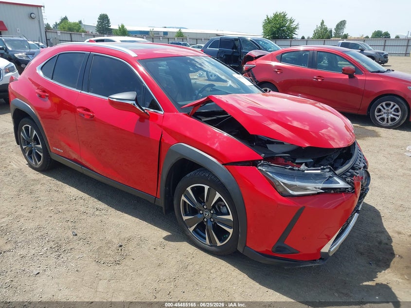 2021 Lexus Ux VIN JTHP9JBH4M2037459 — IAAI salvage auction photo