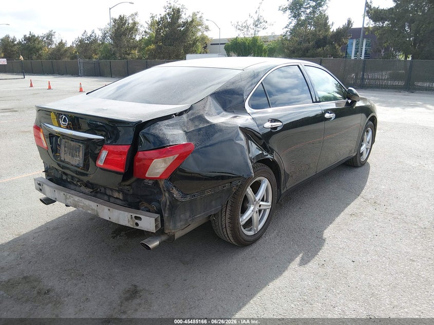 2008 Lexus ES VIN JTHBJ46G182242389 IAAI salvage auction — REAR END, Salvage (California), sold $800 on 2026-07-29 (photo 4)