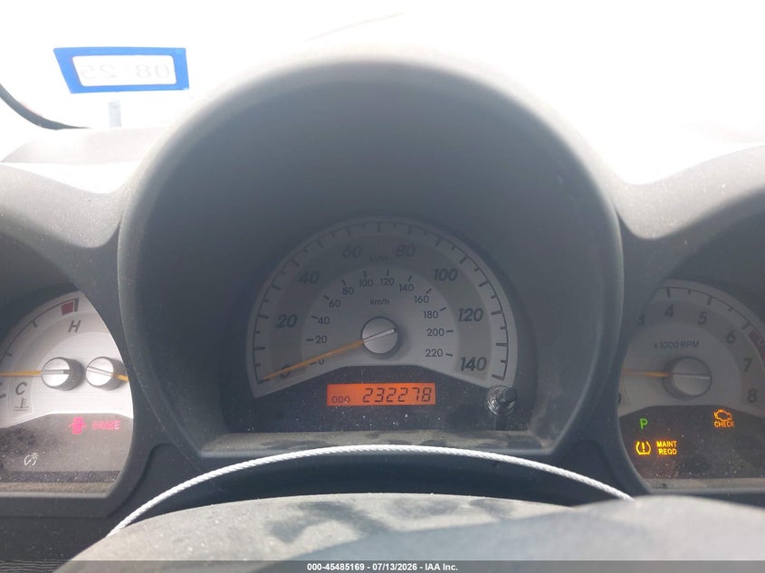 2008 Scion Tc VIN JTKDE167580274585 IAAI salvage auction — NORMAL WEAR, Original (Texas), sold $125 on 2026-08-03 (photo 7)
