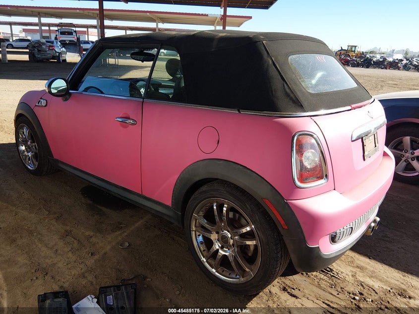 2009 Mini Cooper VIN WMWMS33579TG89356 IAAI salvage auction — NORMAL WEAR, Clear (Arizona), sold $600 on 2026-07-28 (photo 3)