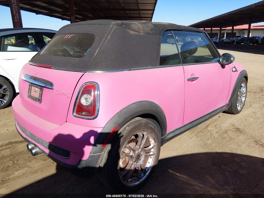 2009 Mini Cooper VIN WMWMS33579TG89356 IAAI salvage auction — NORMAL WEAR, Clear (Arizona), sold $600 on 2026-07-28 (photo 4)
