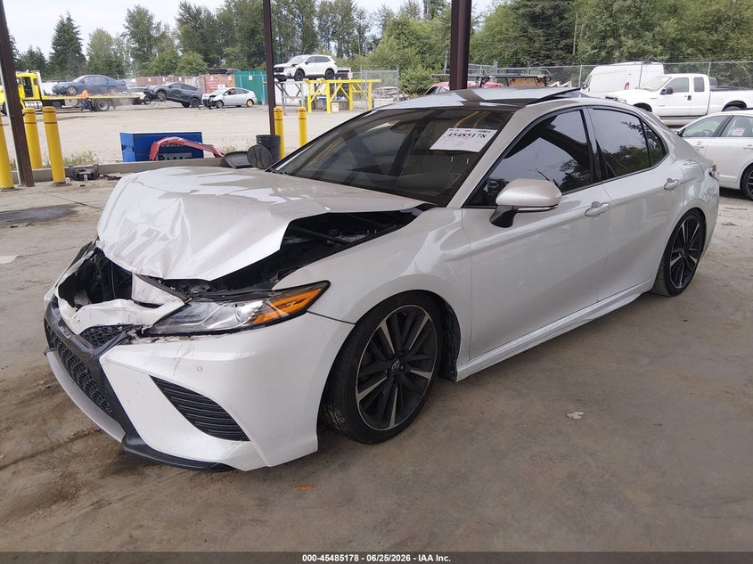 2018 Toyota Camry VIN 4T1B61HKXJU146253 IAAI salvage auction — FRONT END, Bill Of Sale (Washington), sold $3,400 on 2026-07-30 (photo 2)