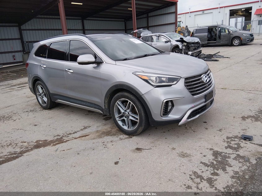 2017 Hyundai Santa fe VIN KM8SRDHFXHU234029 IAAI salvage auction — UNKNOWN, Salvage (Missouri), sold $3,300 on 2026-08-02 (photo 1)