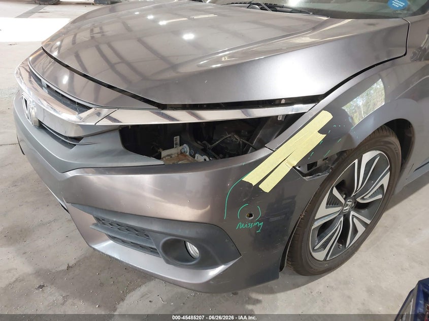 2018 Honda Civic VIN JHMFC1F32JX036739 IAAI salvage auction — RIGHT SIDE, Salvage (North Carolina), sold $4,200 on 2026-07-23 (photo 6)