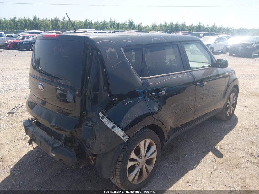 2016 Kia Soul VIN KNDJP3A55G7381356 IAAI salvage auction — REAR END, Salvage Title, sold $625 on 2026-07-29 (photo 4)