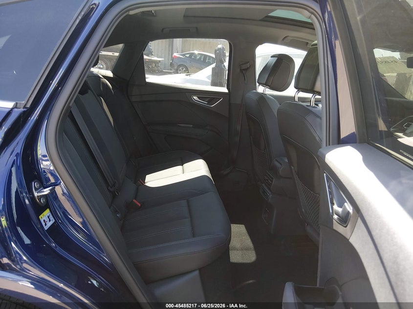 2025 Audi Q4 sportback e-tron VIN WA12UBFZ7SP057153 IAAI salvage auction — FRONT END, Salvage (California), sold $14,900 on 2026-08-09 (photo 8)