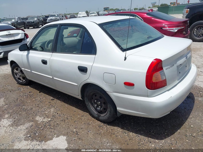 2000 Hyundai Accent VIN KMHCG45G4YU081011 IAAI salvage auction — NORMAL WEAR, Original (Texas), sold $225 on 2026-07-20 (photo 3)