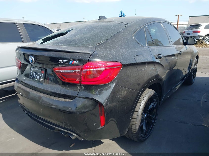 2018 BMW X6 m VIN 5YMKW8C58J0U72565 IAAI salvage auction — REAR END, Salvage Certificate (California), sold $16,650 on 2026-07-08 (photo 4)