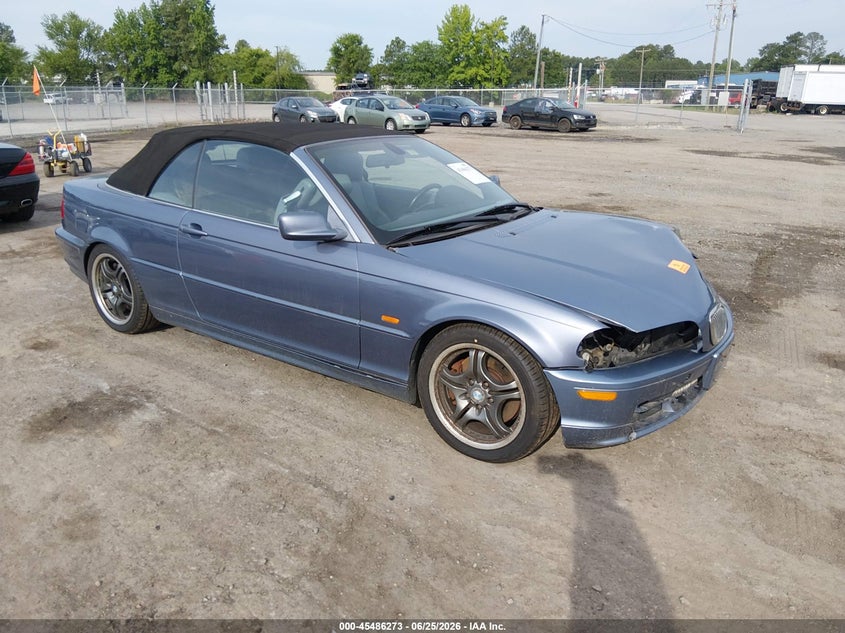 2001 BMW 3er VIN WBABS53491JU83818 IAAI salvage auction — FRONT END, Clear (Virginia), sold $300 on 2026-07-24 (photo 1)