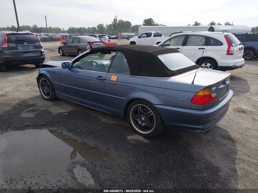 2001 BMW 3er VIN WBABS53491JU83818 IAAI salvage auction — FRONT END, Clear (Virginia), sold $300 on 2026-07-24 (photo 3)
