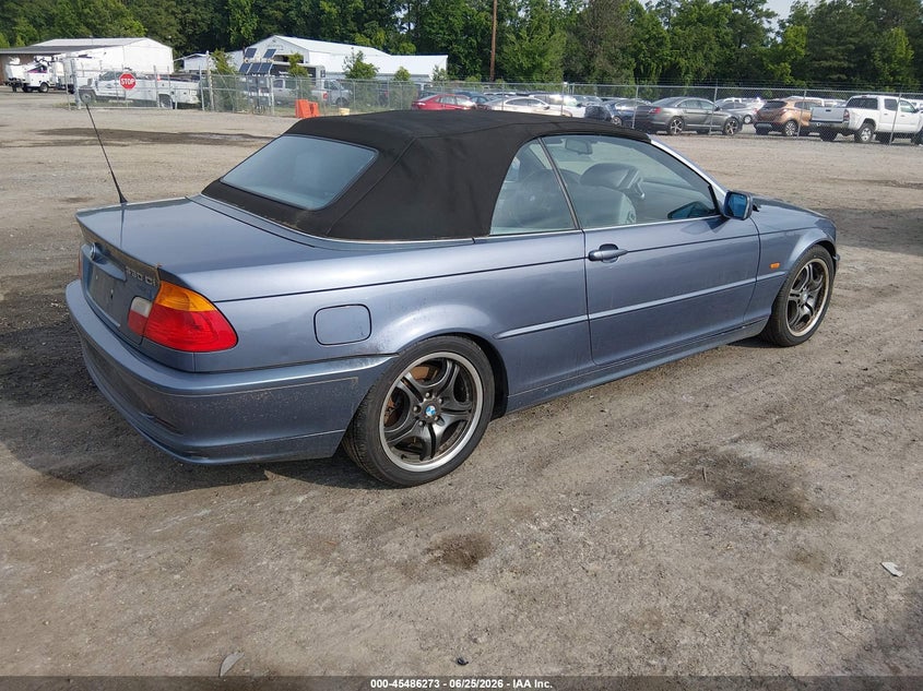2001 BMW 3er VIN WBABS53491JU83818 IAAI salvage auction — FRONT END, Clear (Virginia), sold $300 on 2026-07-24 (photo 4)