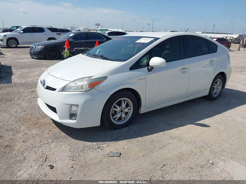 2010 Toyota Prius VIN JTDKN3DU1A0237882 IAAI salvage auction — HAIL, Original (Texas), sold $1,800 on 2026-08-02 (photo 2)