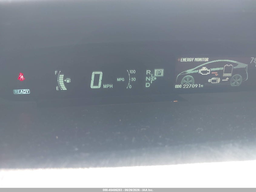 2010 Toyota Prius VIN JTDKN3DU1A0237882 IAAI salvage auction — HAIL, Original (Texas), sold $1,800 on 2026-08-02 (photo 7)