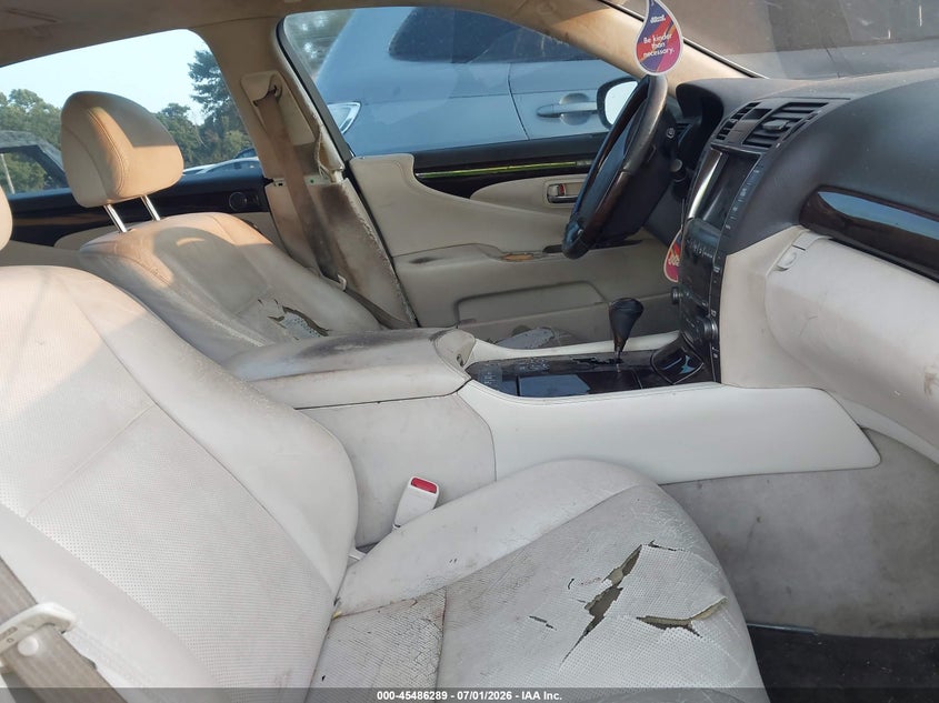 2008 Lexus Ls 460 VIN JTHGL46F685027953 IAAI salvage auction — NORMAL WEAR, Repossession Paperwork (South Carolina), sold $675 on 2026-07-21 (photo 5)