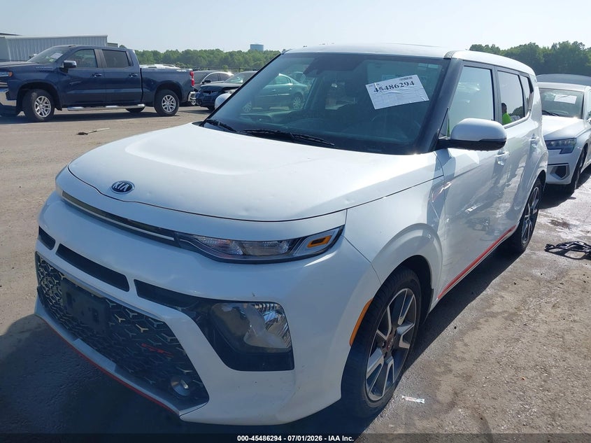 2020 Kia Soul VIN KNDJ63AU7L7015256 IAAI salvage auction — HAIL, Salvage (Ohio), sold $6,525 on 2026-07-14 (photo 2)