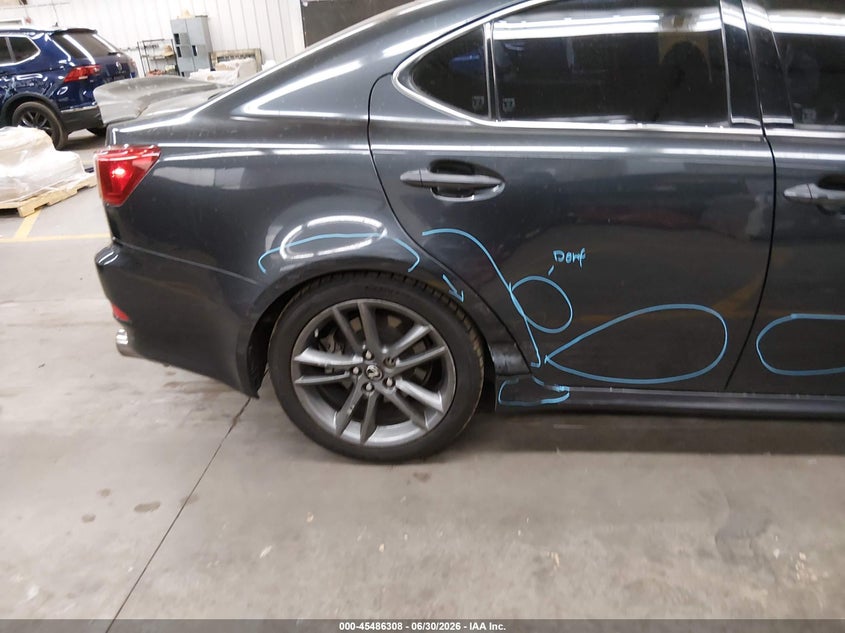 2011 Lexus Is 250 VIN JTHBF5C26B5138695 IAAI salvage auction — SIDE, Salvage (Arizona), sold $950 on 2026-07-21 (photo 6)
