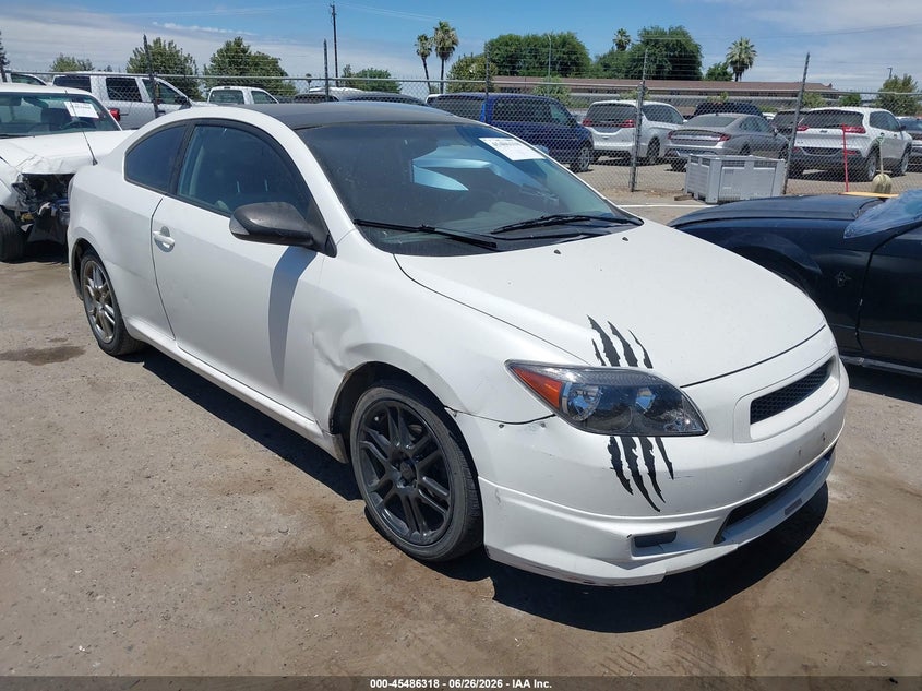 2007 Scion Tc VIN JTKDE177170212422 IAAI salvage auction — LEFT SIDE, Salvage (California), sold $400 on 2026-07-28 (photo 1)