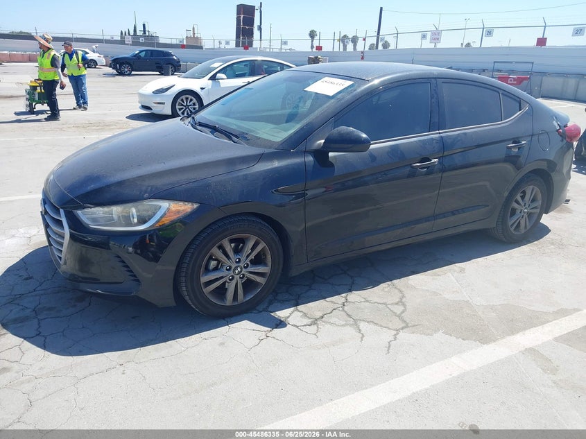 2018 Hyundai Elantra VIN 5NPD84LF4JH214821 IAAI salvage auction — REAR END, Salvage (California), sold $1,850 on 2026-07-29 (photo 2)