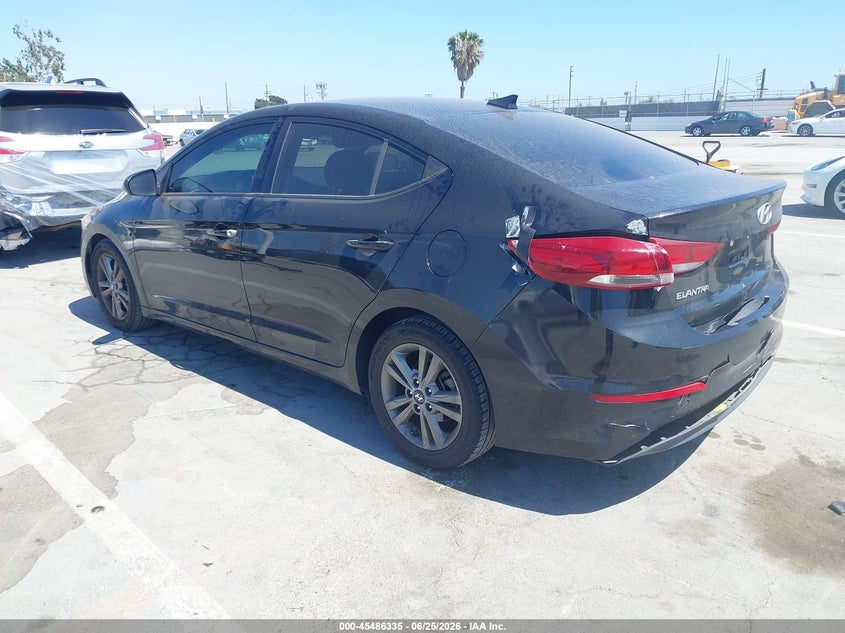 2018 Hyundai Elantra VIN 5NPD84LF4JH214821 IAAI salvage auction — REAR END, Salvage (California), sold $1,850 on 2026-07-29 (photo 3)