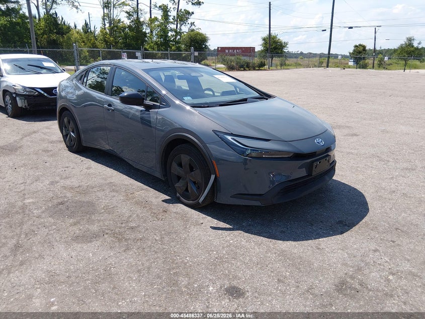 2025 Toyota Prius VIN JTDACAAU7S3054450 IAAI salvage auction — SIDE, Clear (Massachusetts), sold $18,300 on 2026-07-08 (photo 1)