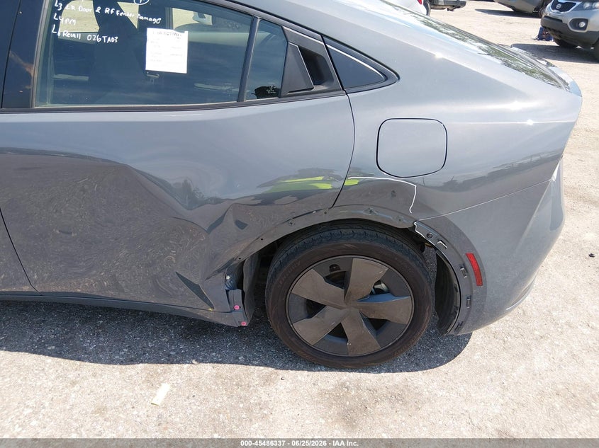 2025 Toyota Prius VIN JTDACAAU7S3054450 IAAI salvage auction — SIDE, Clear (Massachusetts), sold $18,300 on 2026-07-08 (photo 6)