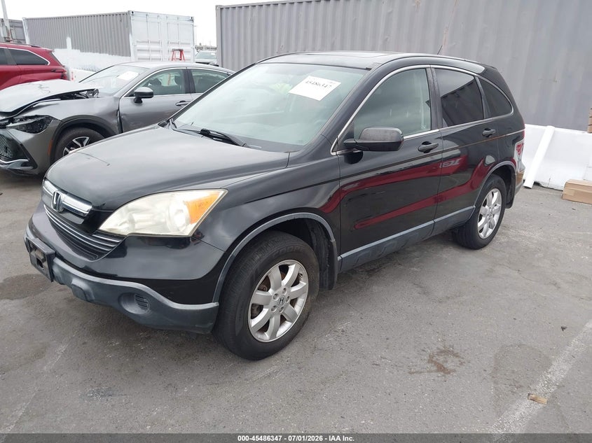 2007 Honda Cr-v VIN JHLRE38597C039238 IAAI salvage auction — REAR END, Salvage (California), sold $1,750 on 2026-07-09 (photo 2)