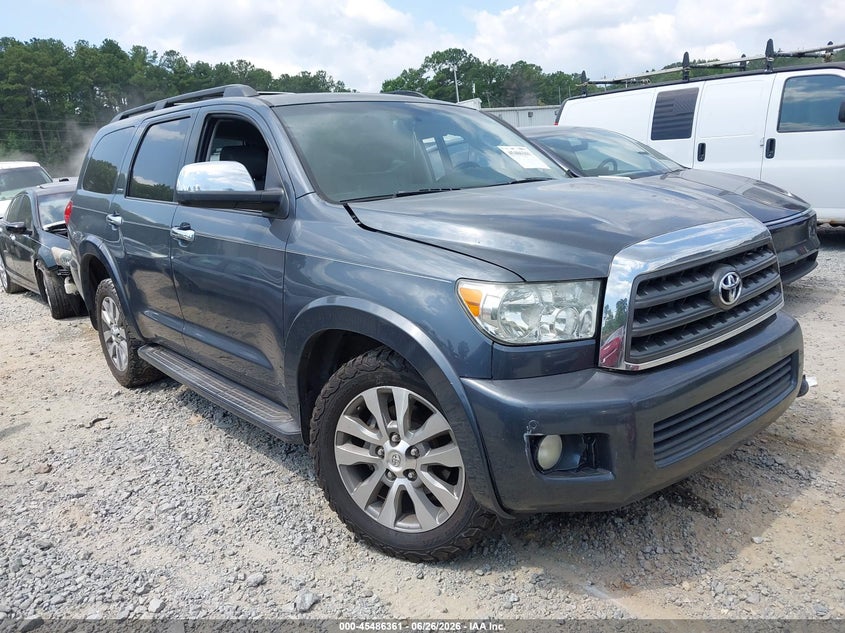 2008 Toyota Sequoia VIN 5TDZY68A68S008757 IAAI salvage auction — FRONT END, Salvage (Georgia), sold $3,350 on 2026-07-28 (photo 1)