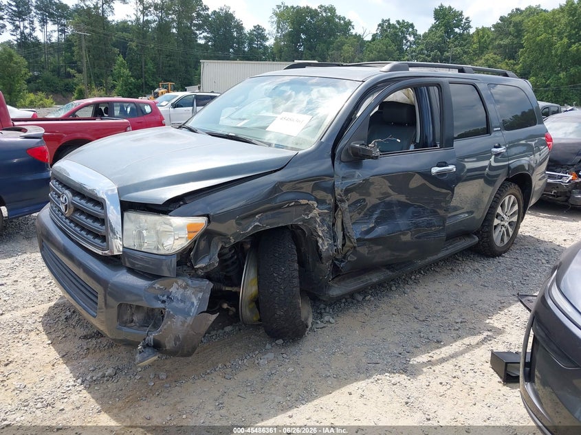 2008 Toyota Sequoia VIN 5TDZY68A68S008757 IAAI salvage auction — FRONT END, Salvage (Georgia), sold $3,350 on 2026-07-28 (photo 2)