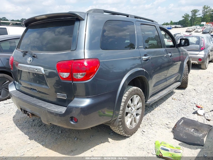 2008 Toyota Sequoia VIN 5TDZY68A68S008757 IAAI salvage auction — FRONT END, Salvage (Georgia), sold $3,350 on 2026-07-28 (photo 4)