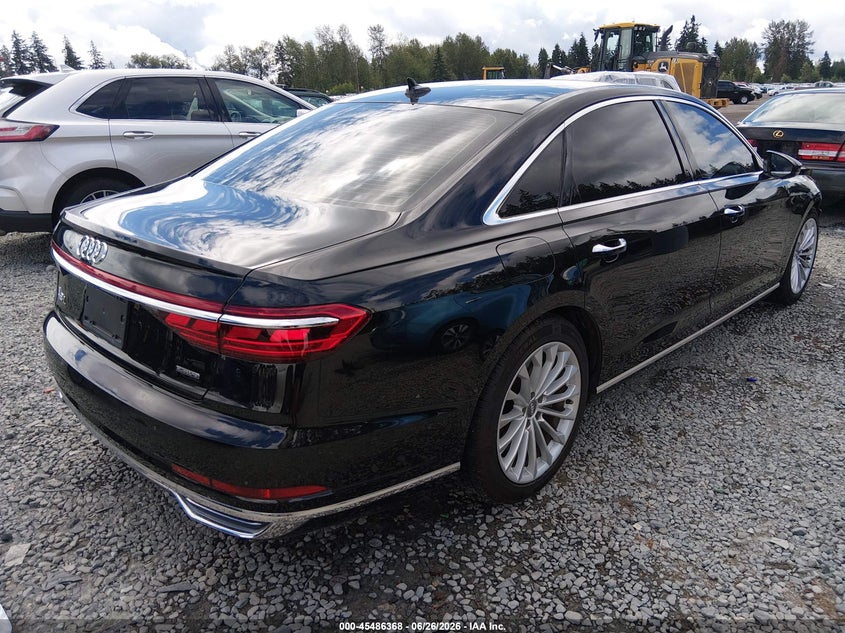 2019 Audi A8 VIN WAU8DAF84KN015243 IAAI salvage auction — FRONT END, Salvage Title, sold $12,000 on 2026-08-12 (photo 4)