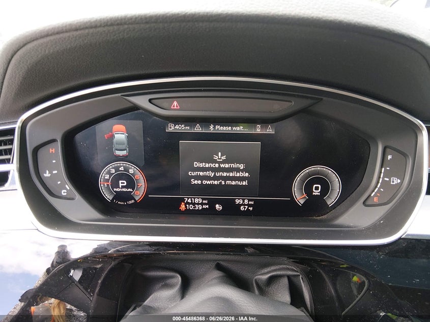 2019 Audi A8 VIN WAU8DAF84KN015243 IAAI salvage auction — FRONT END, Salvage Title, sold $12,000 on 2026-08-12 (photo 7)