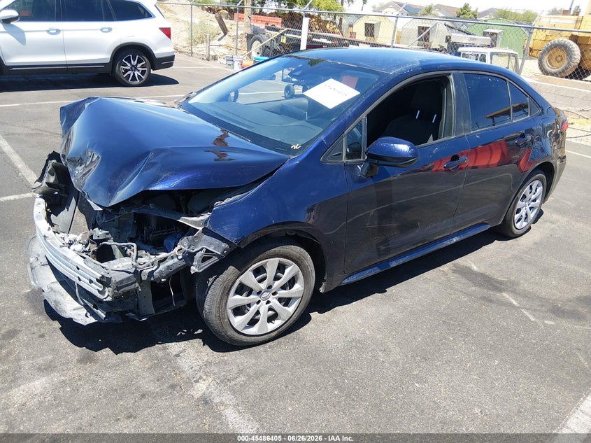 2020 Toyota Corolla VIN 5YFEPRAE6LP103921 IAAI salvage auction — FRONT END, Salvage Title, sold $2,000 on 2026-08-02 (photo 2)