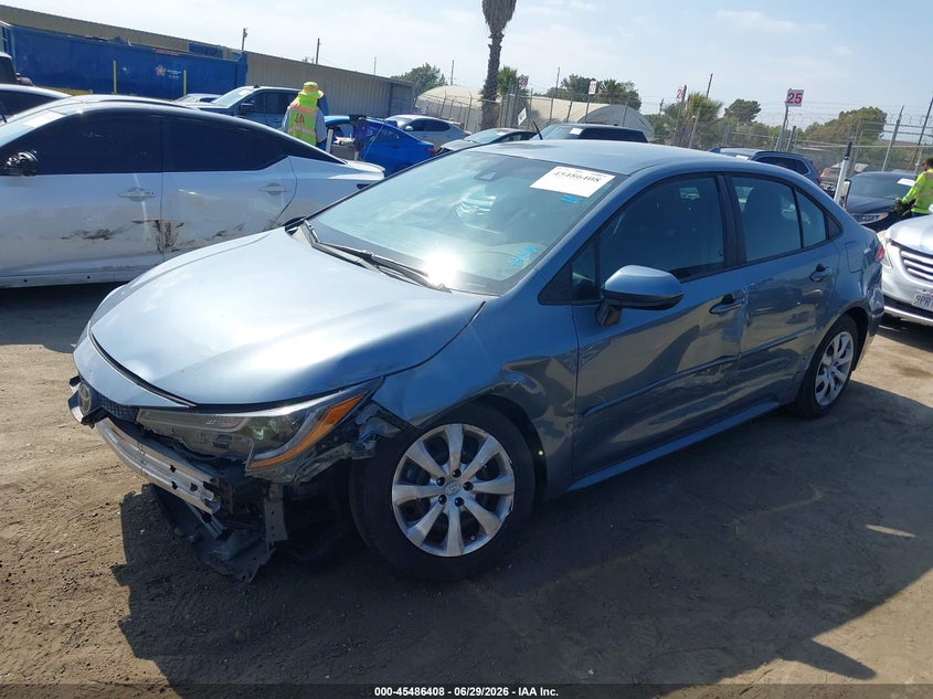 2020 Toyota Corolla VIN 5YFEPRAE9LP065648 IAAI salvage auction — LEFT FRONT, Salvage Title, sold $4,400 on 2026-07-22 (photo 2)