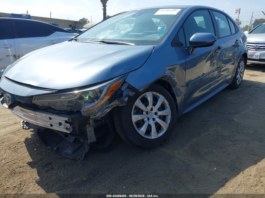 2020 Toyota Corolla VIN 5YFEPRAE9LP065648 IAAI salvage auction — LEFT FRONT, Salvage Title, sold $4,400 on 2026-07-22 (photo 6)