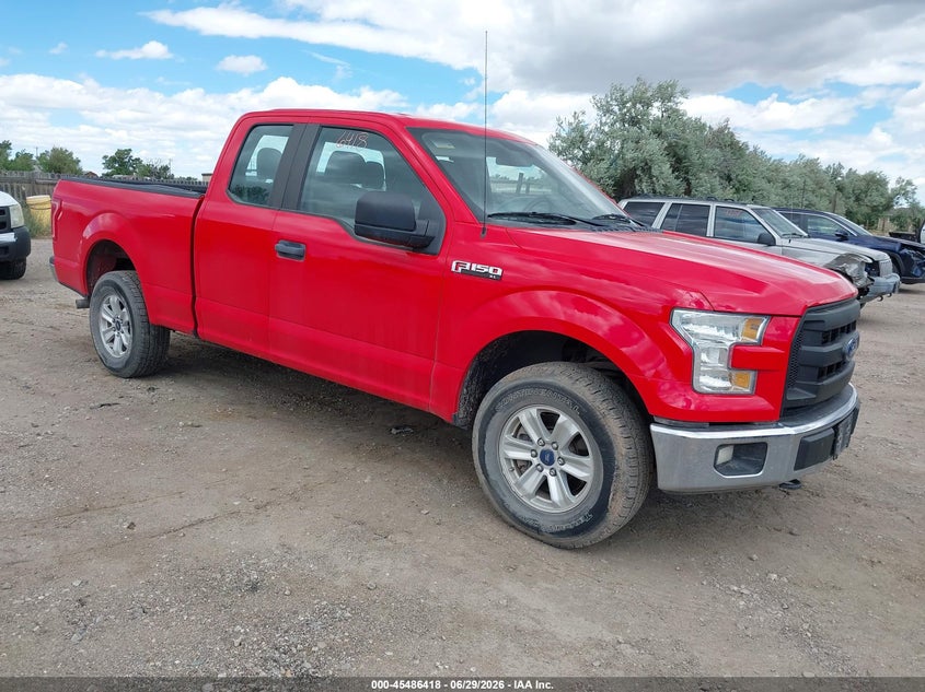 2016 Ford F-150 VIN 1FTFX1EF0GFB37780 IAAI salvage auction — NORMAL WEAR, Clear (Wyoming), sold $4,600 on 2026-07-09 (photo 1)