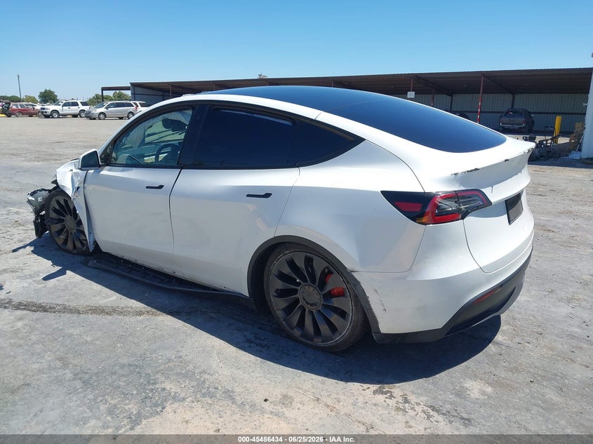 2023 Tesla Model y VIN 7SAYGDEFXPF601532 IAAI salvage auction — FRONT END, Salvage (California), sold $25 on 2026-07-30 (photo 3)