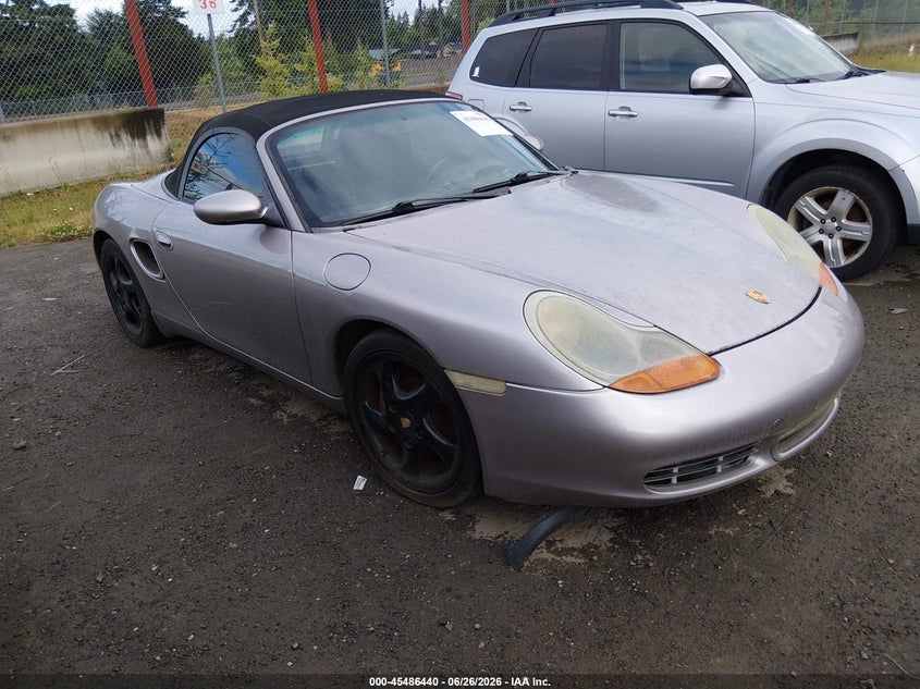 2001 Porsche Boxster VIN WP0CB298X1U663145 IAAI salvage auction — NORMAL WEAR, Clear (Washington), sold $2,200 on 2026-07-29 (photo 1)
