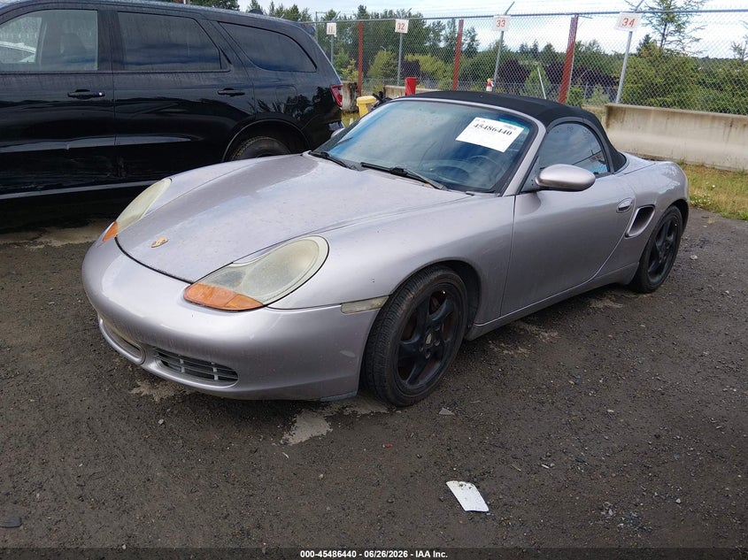 2001 Porsche Boxster VIN WP0CB298X1U663145 IAAI salvage auction — NORMAL WEAR, Clear (Washington), sold $2,200 on 2026-07-29 (photo 2)