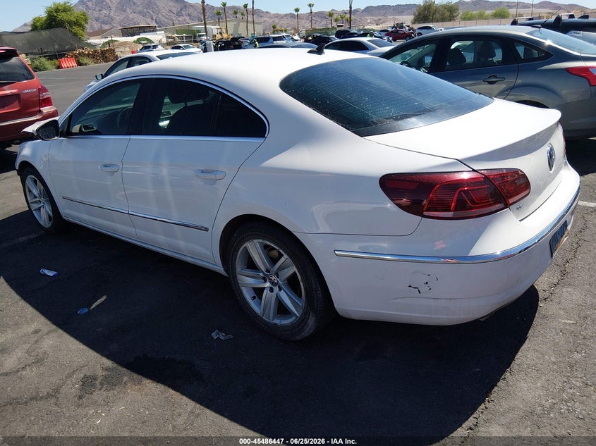 2013 Volkswagen Cc VIN WVWBN7AN9DE549721 IAAI salvage auction — NORMAL WEAR, Clear (Nevada), sold $1,050 on 2026-07-17 (photo 3)